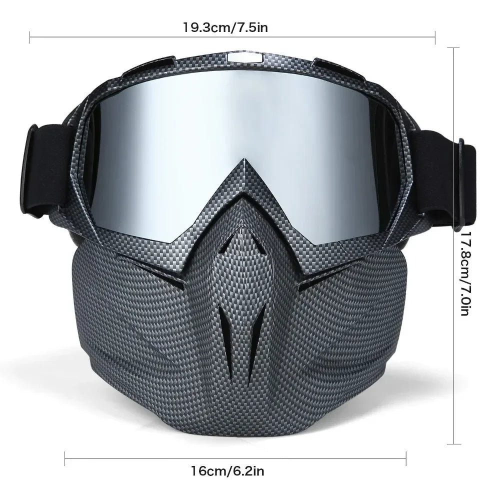 Celotvářová maska a brýle Snow Ninja