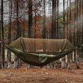 OutdoorRelax Mosquito Net Hammock — Quick Release Suspension, 200 kg Load Capacity