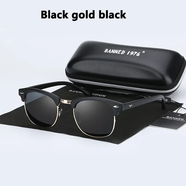 Klassische Retro-Sonnenbrille für alle – HD-polarisierte UV400-Gläser
