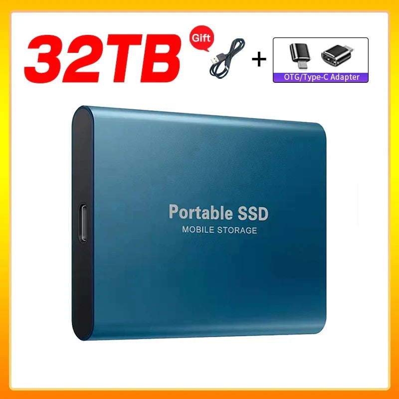 Przenośny zewnętrzny dysk SSD FANHUN T5 — dyski 1TB 2TB USB 3.1