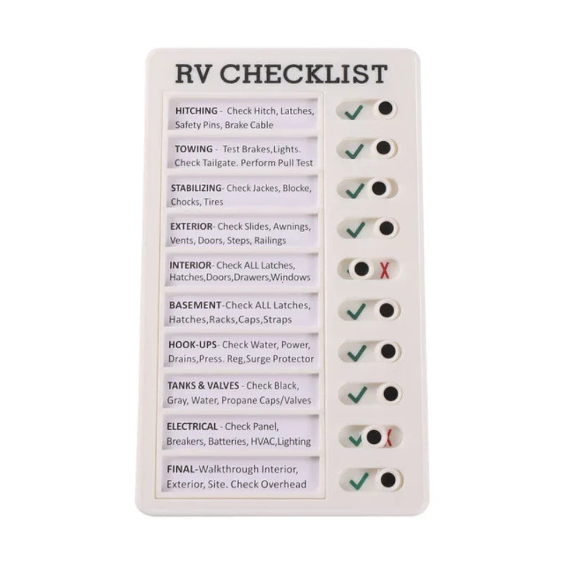 Reusable Plastic Memo Board — My Chores Checklist Daily Planner for Kids