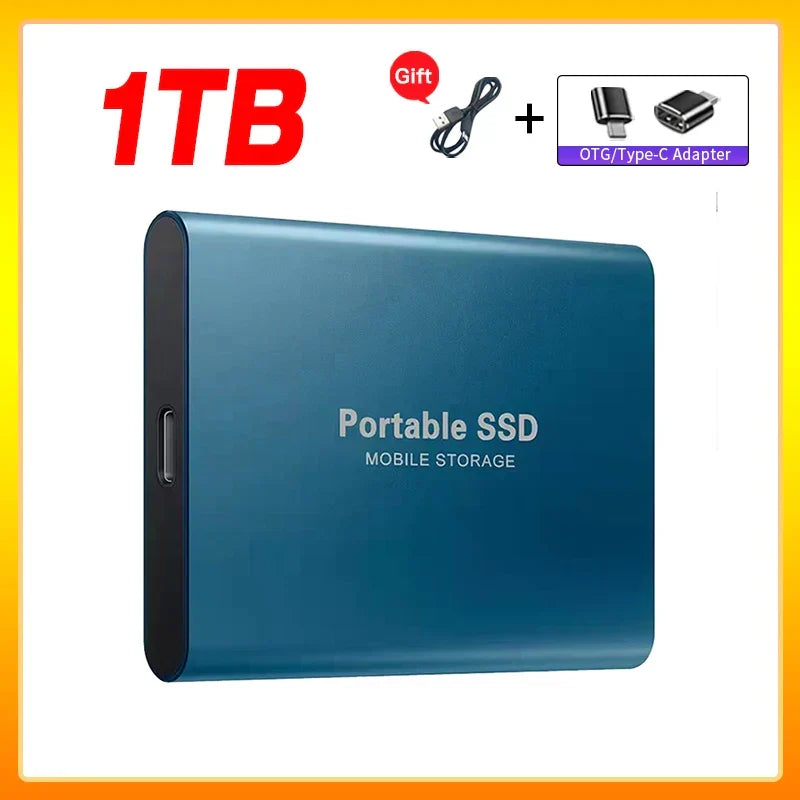 Przenośny zewnętrzny dysk SSD FANHUN T5 — dyski 1TB 2TB USB 3.1
