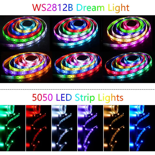 1M-20M RGB LED Strip — 5V WS2812B Tape