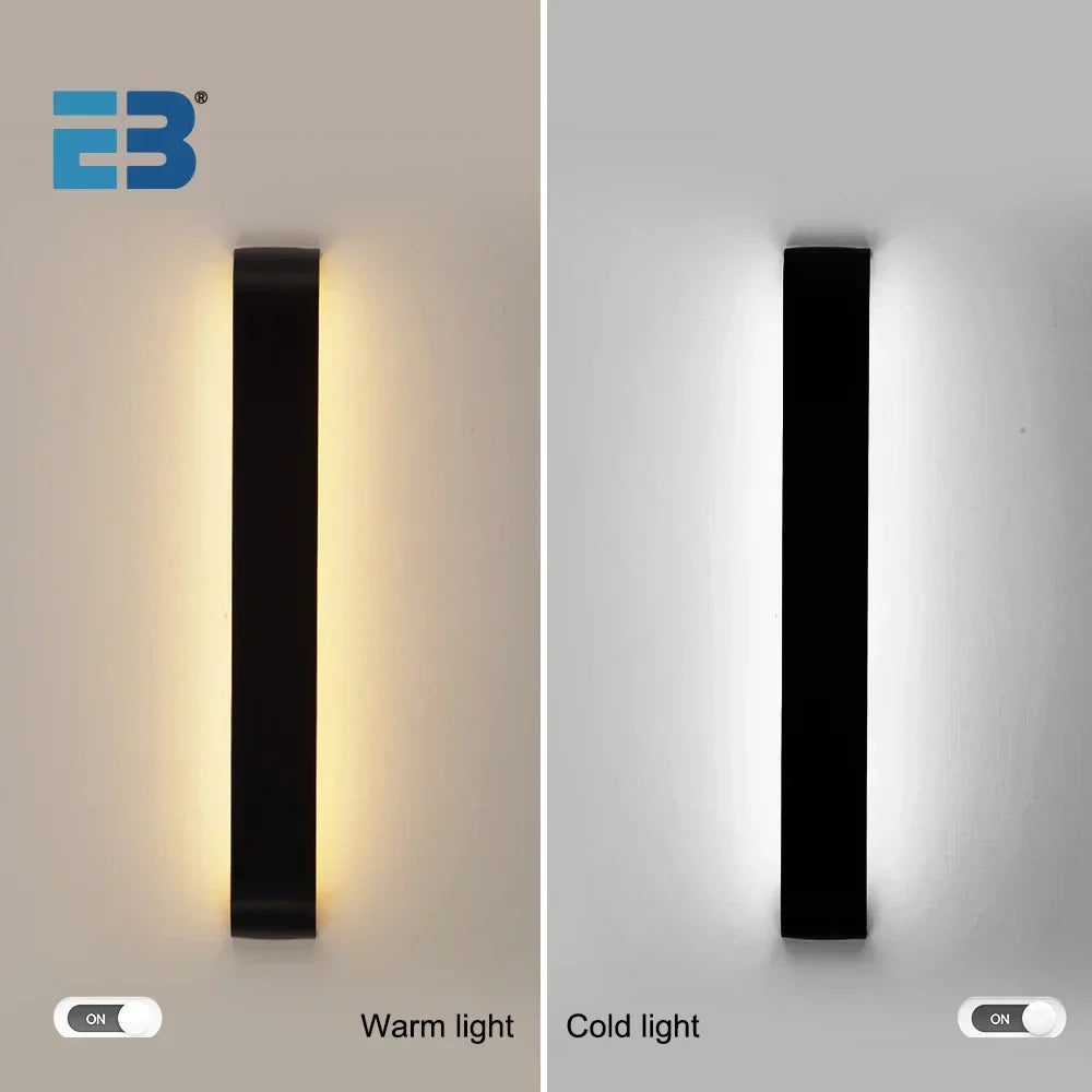 Nowoczesna lampa ścienna LED — elegancki minimalistyczny design, wszechstronne funkcje obsługi