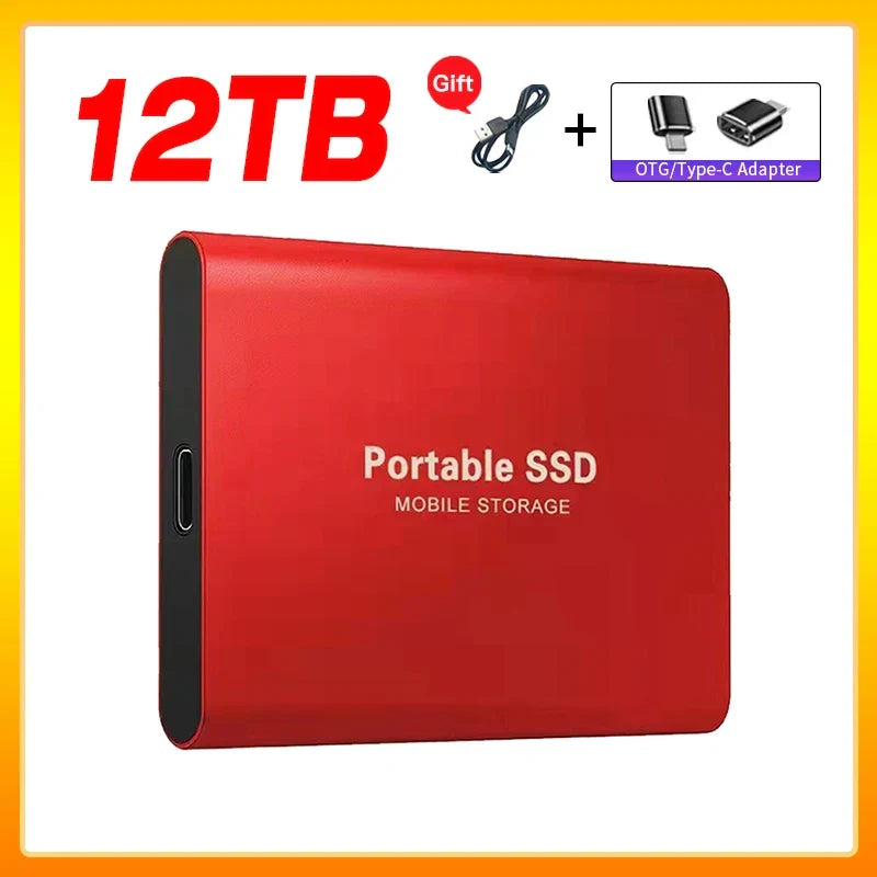 Przenośny zewnętrzny dysk SSD FANHUN T5 — dyski 1TB 2TB USB 3.1