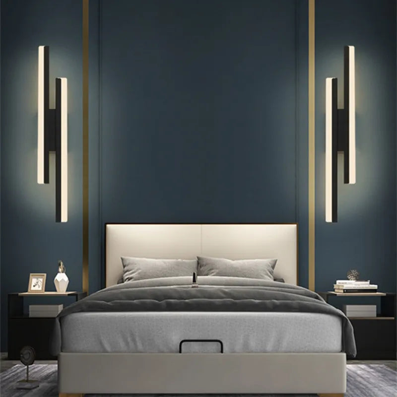 Moderne minimalistische LED-wandlamp — 40 Cm × 10 Cm × 5 Cm, 110–240 V