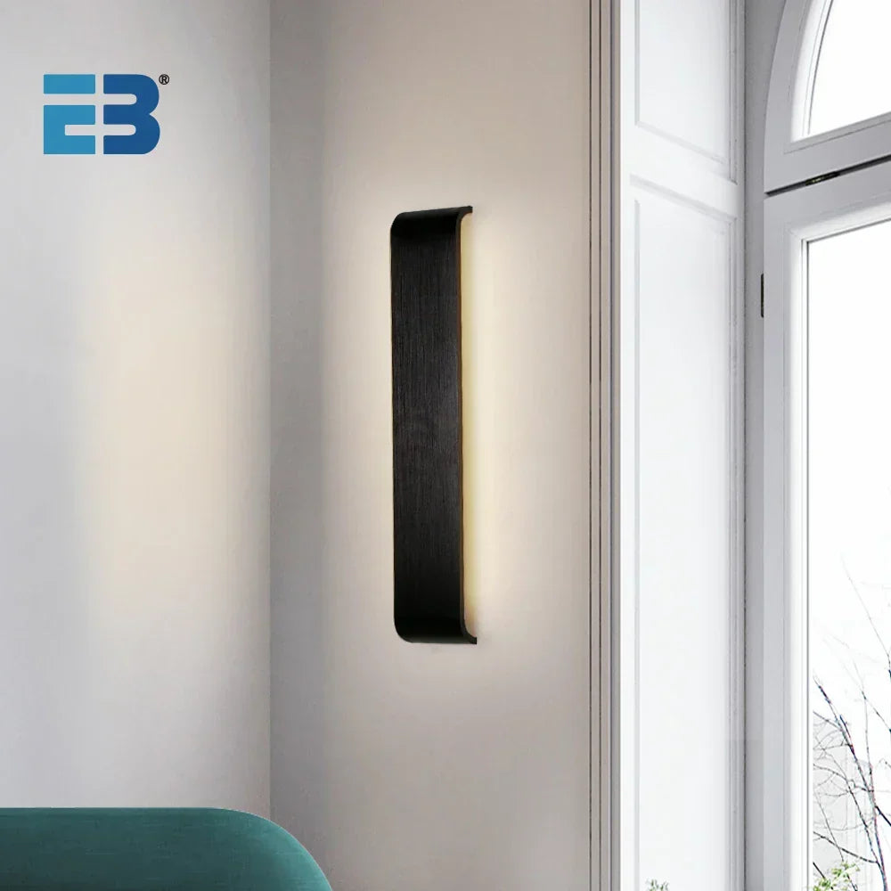 Nowoczesna lampa ścienna LED — elegancki minimalistyczny design, wszechstronne funkcje obsługi