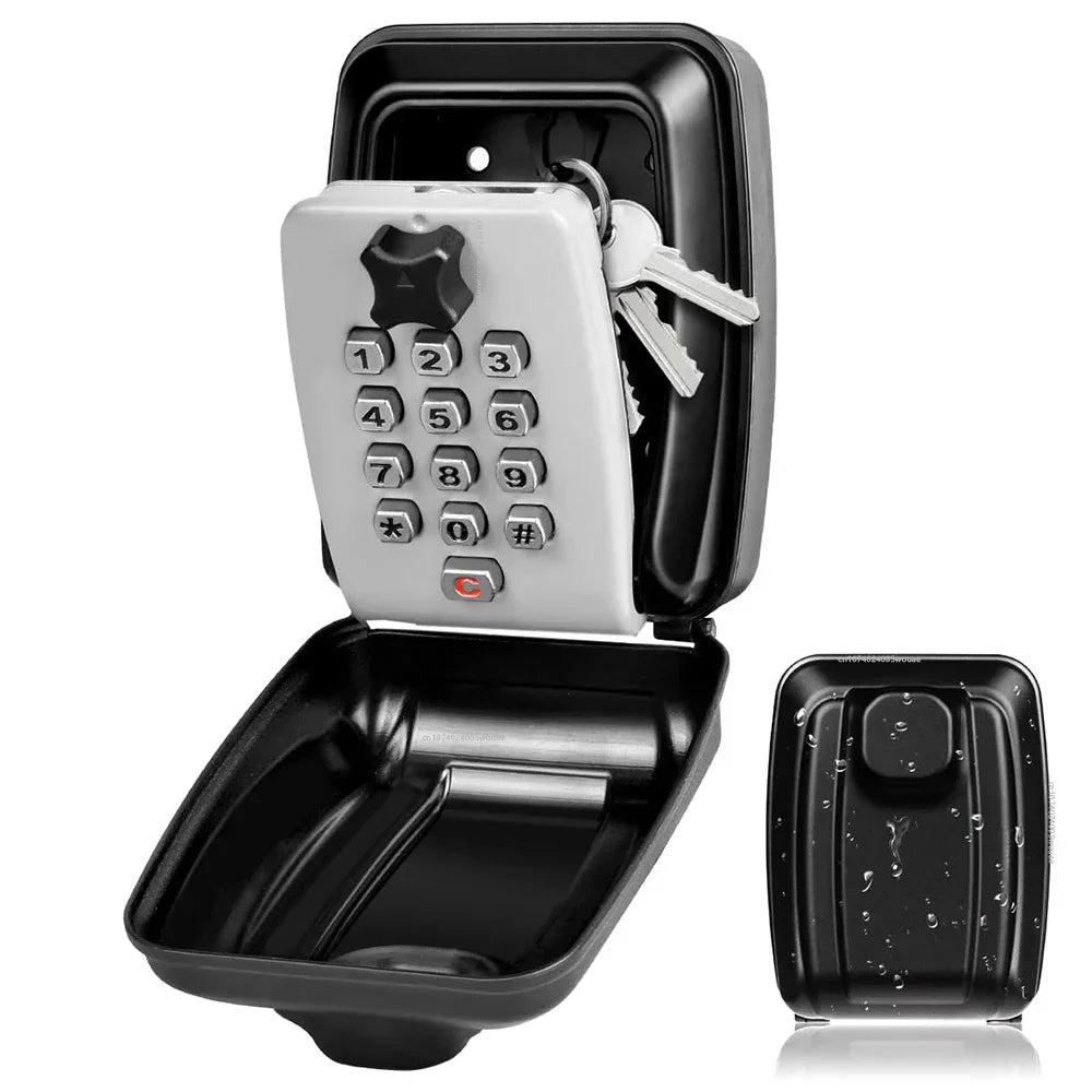 Wall Mounted Waterproof Key Box – Combination Code Entry Lock