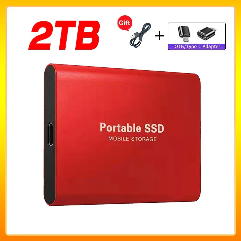 Przenośny zewnętrzny dysk SSD FANHUN T5 — dyski 1TB 2TB USB 3.1