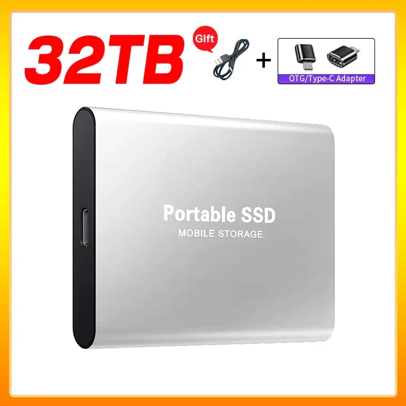Przenośny zewnętrzny dysk SSD FANHUN T5 — dyski 1TB 2TB USB 3.1