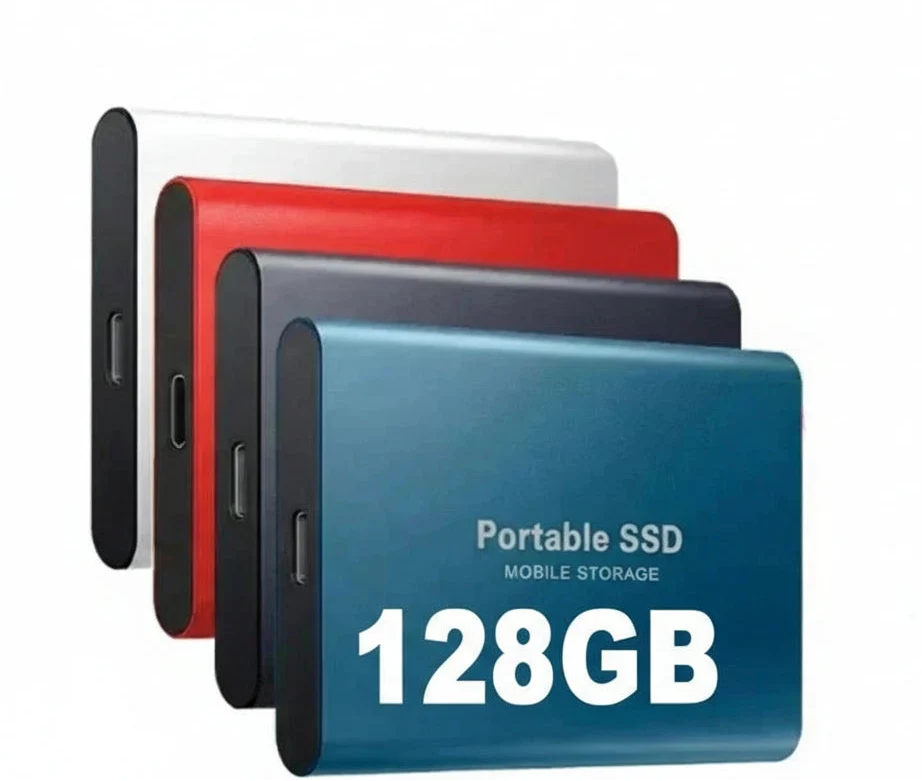 SSD da 128GB ultraveloce — Design compatto, struttura resistente, archiviazione ad alta velocità