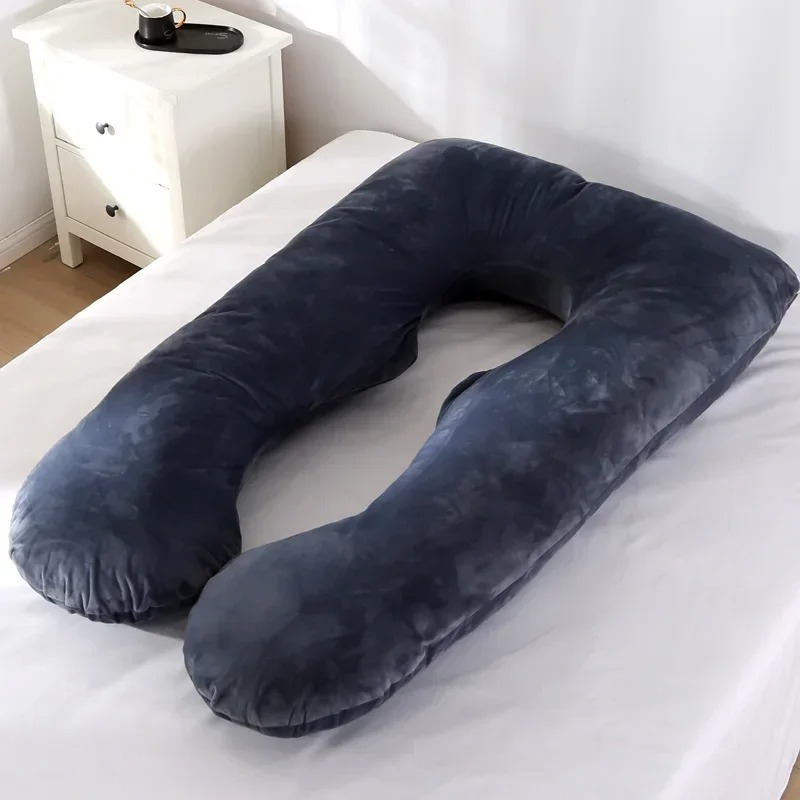 Cuscino per gravidanza a U per tutto il corpo — Comfort ultra e sostegno per schiena e fianchi