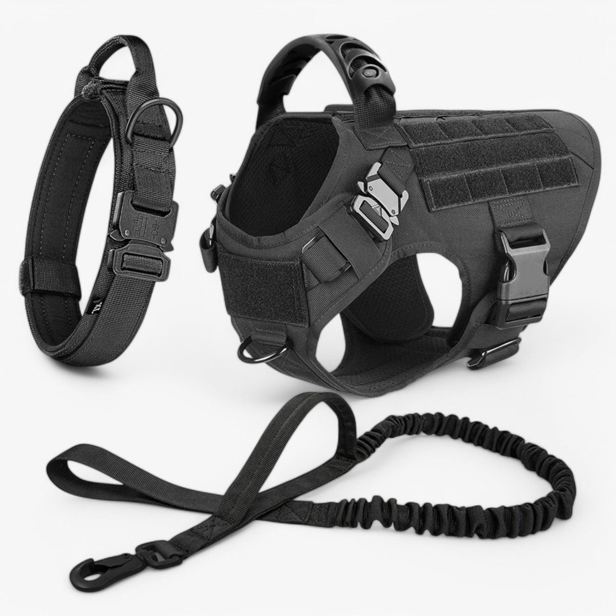 Ham tactic reglabil pentru câini KrachtGrip