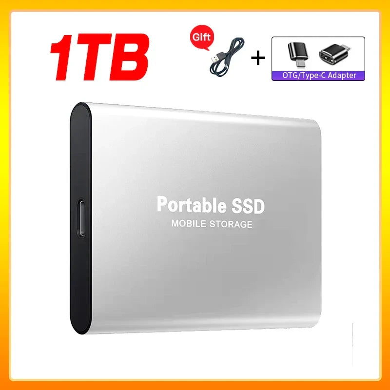 Przenośny zewnętrzny dysk SSD FANHUN T5 — dyski 1TB 2TB USB 3.1