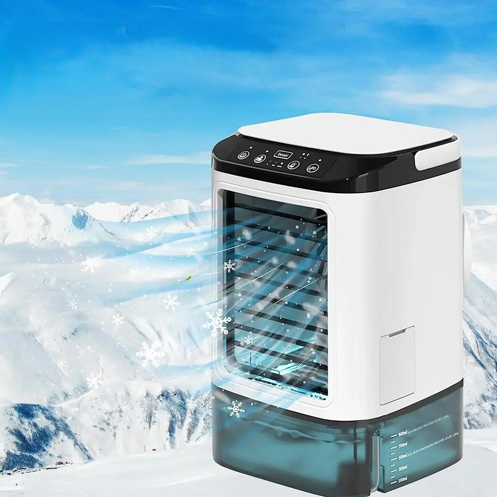 Dual-Spray Ultrasonic Atomization Portable Air Conditioner – Mist Diffusion, Ultra-Quiet Below 36 dB