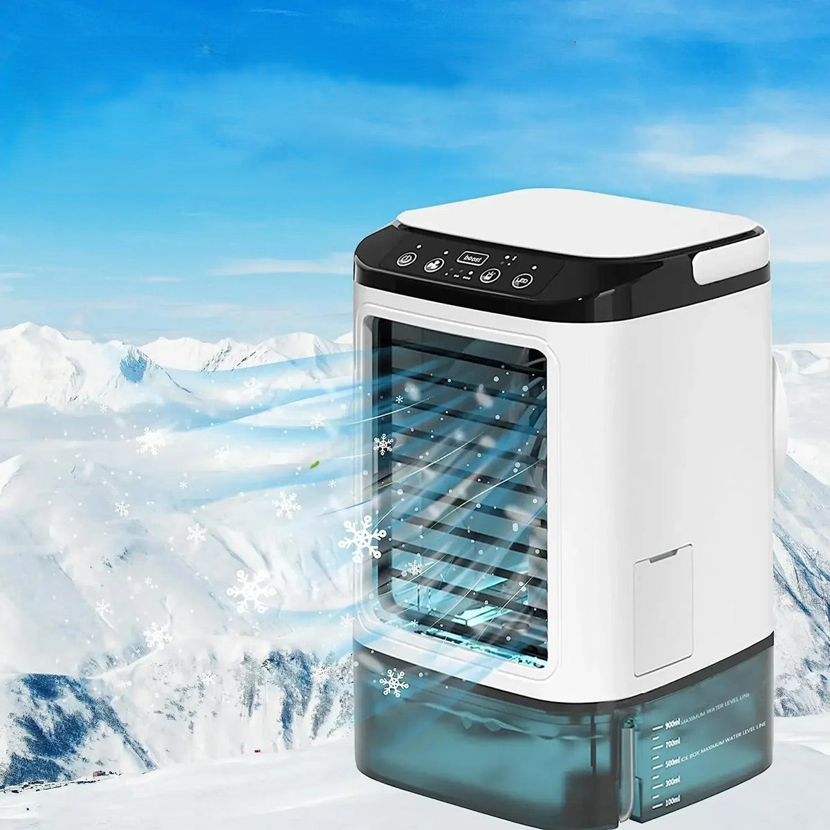 Dual-Spray Ultrasonic Atomization Portable Air Conditioner – Mist Diffusion, Ultra-Quiet Below 36 dB
