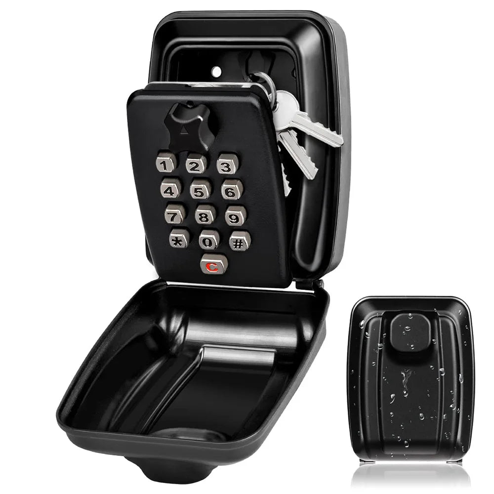 Wall Mounted Waterproof Key Box – Combination Code Entry Lock