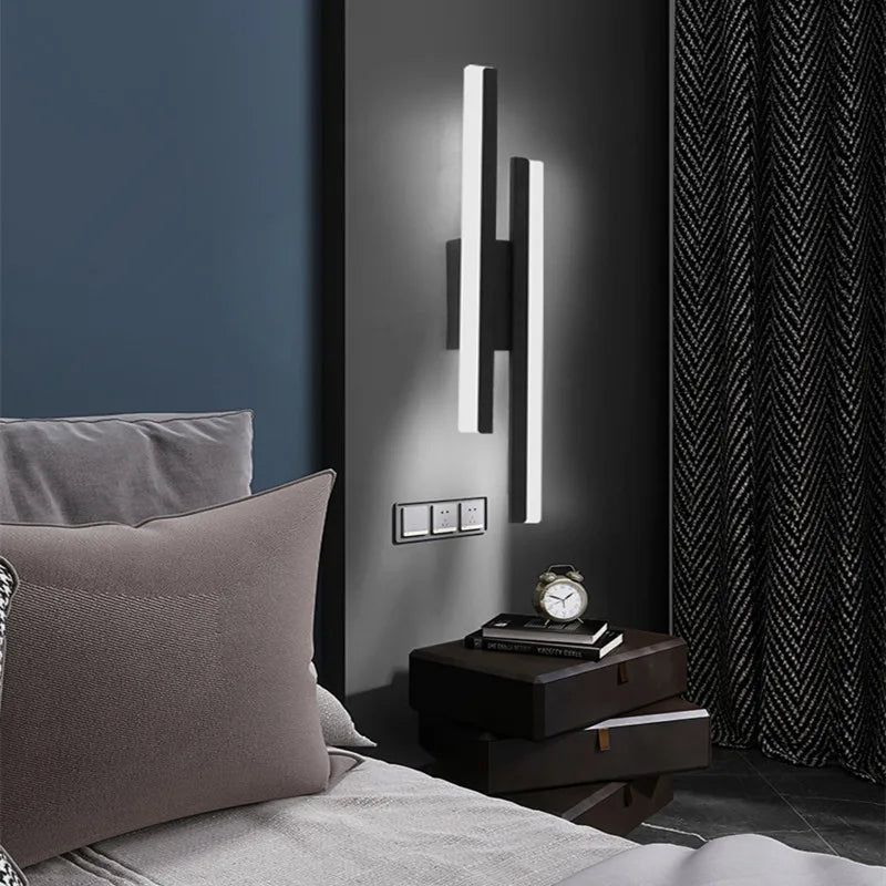 Moderne minimalistische LED-wandlamp — 40 Cm × 10 Cm × 5 Cm, 110–240 V