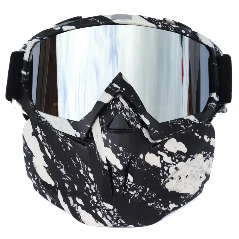 Celotvářová maska a brýle Snow Ninja