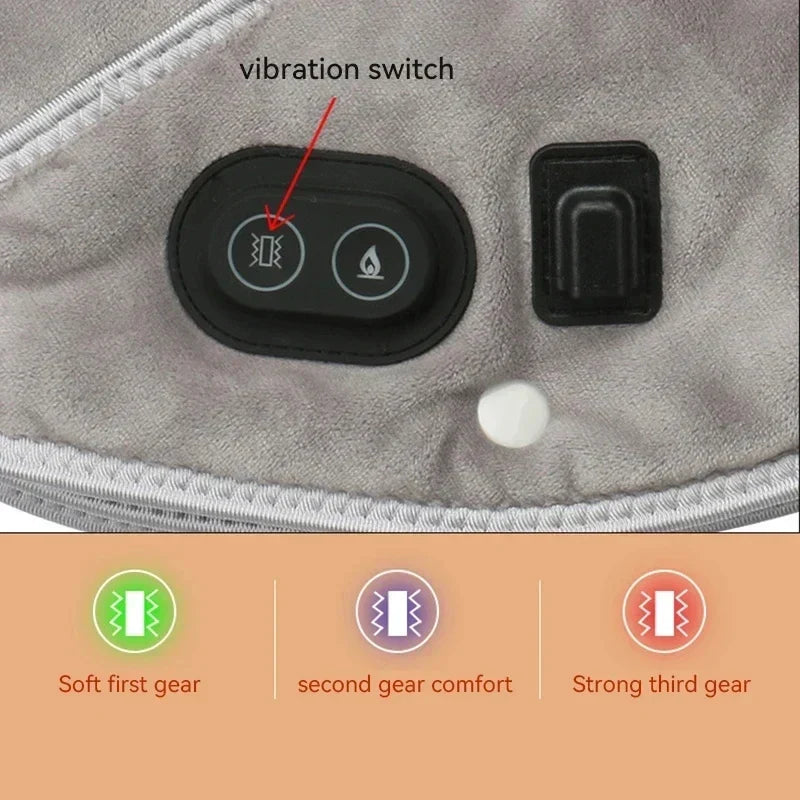 Neck and Shoulder Massager — USB Heating Pad and Vibration