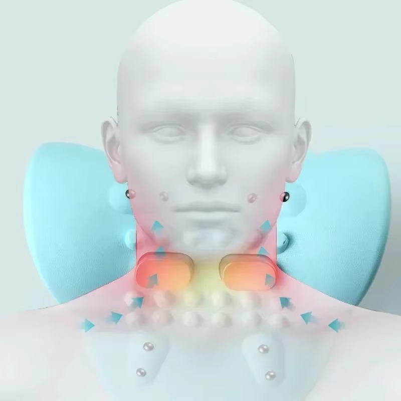 Smart Electric Cervical Massager – Dual Heat and Pulse Therapy for Neck Pain Relief