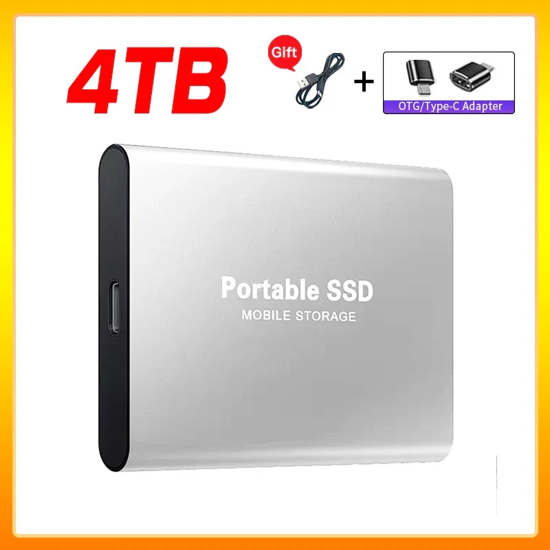 Przenośny zewnętrzny dysk SSD FANHUN T5 — dyski 1TB 2TB USB 3.1