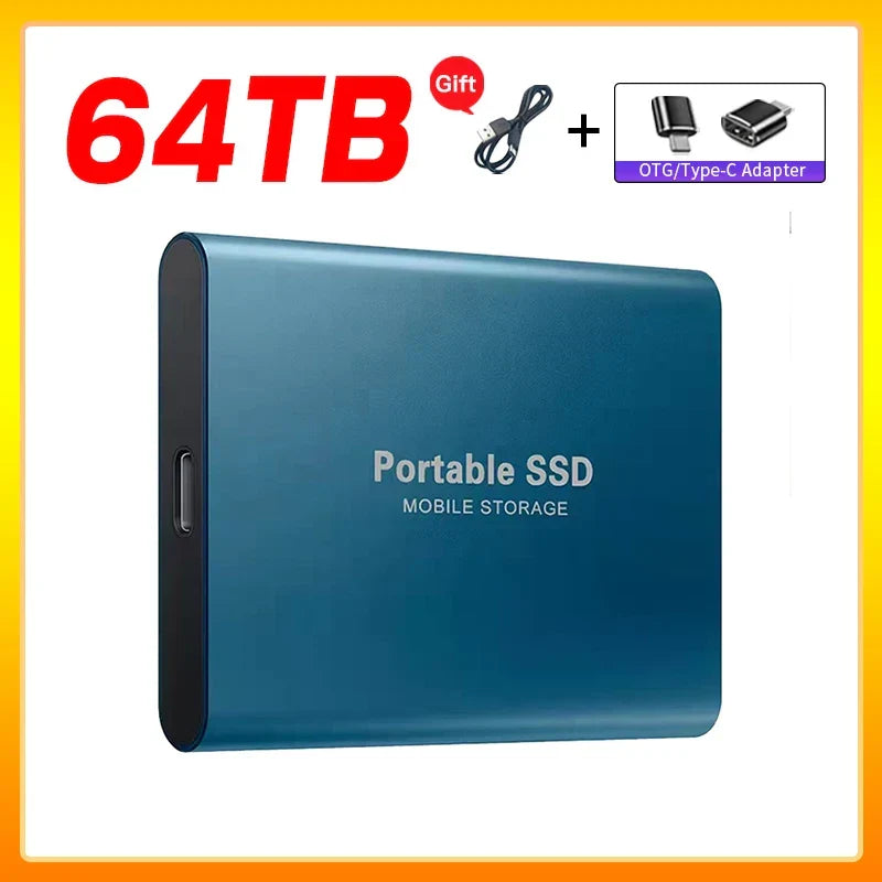 Przenośny zewnętrzny dysk SSD FANHUN T5 — dyski 1TB 2TB USB 3.1