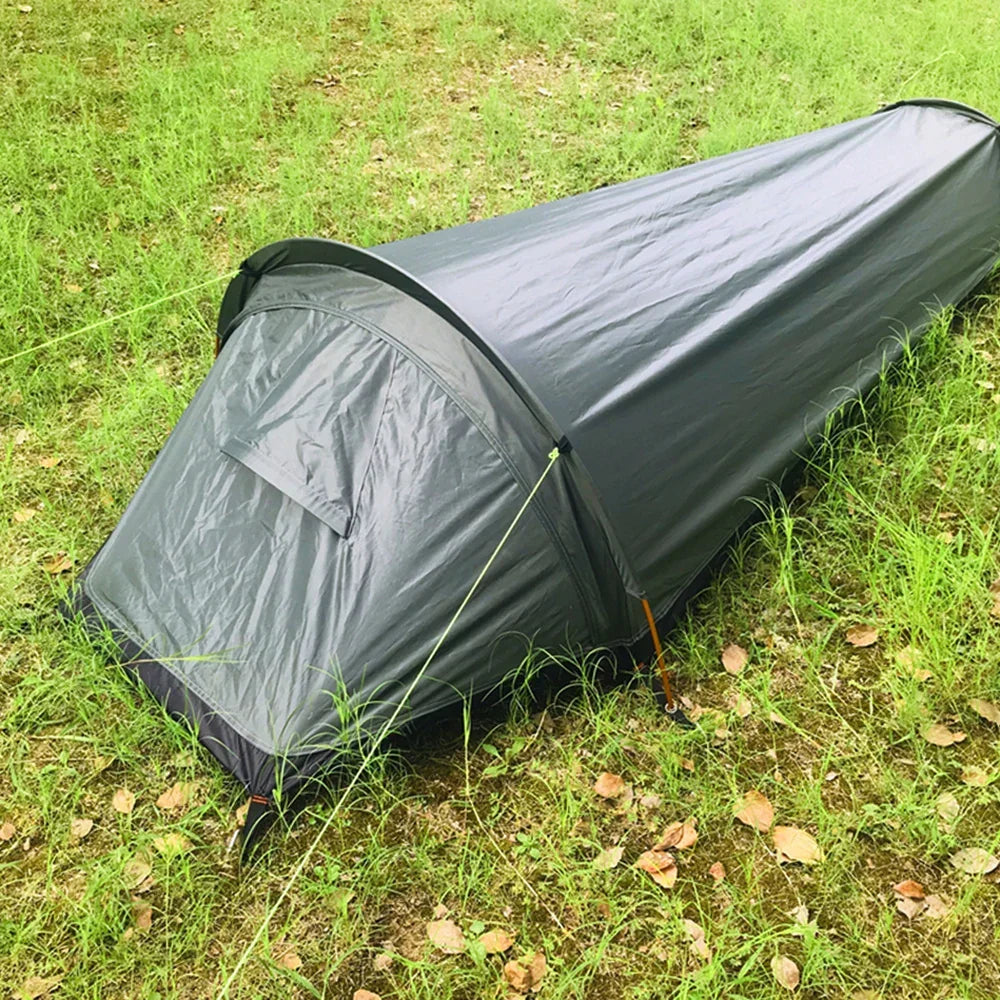 Tenda singola ultraleggera Trekvento SoloShield – Design impermeabile e antivento, pali in alluminio e sacca portaoggetti