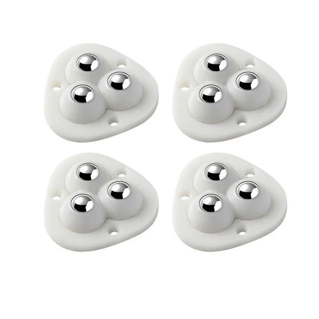 Self-Adhesive Swivel Furniture Casters — Heavy-Duty Rolling Base