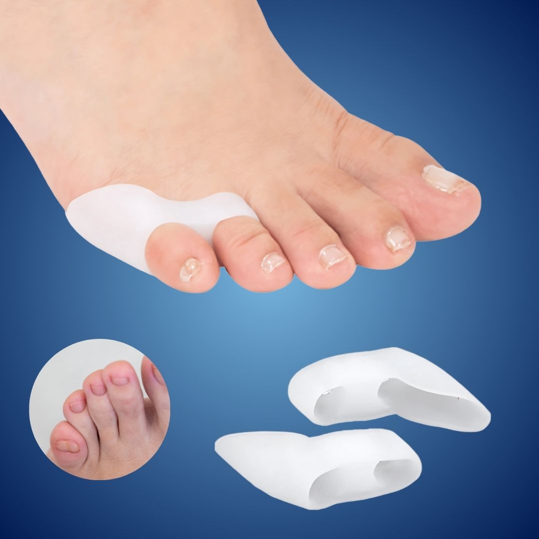 ToeGuard Orthopedic Toe Spacers — Bunionette Corrector, Little Toe Straightener, Hallux Valgus and Hammertoe Alignment