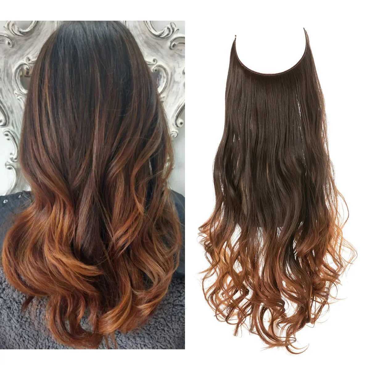 SecretHair Seamless Real Hair Extensions