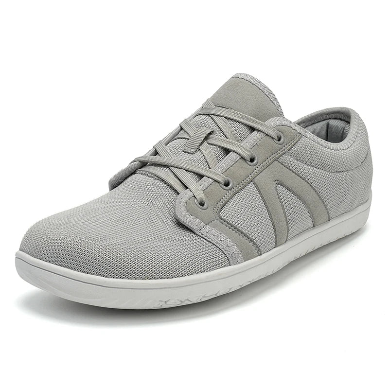 Zapatillas casuales minimalistas para caminar descalzo — Suelas ultrafinas y flexibles, diseño con puntera ancha
