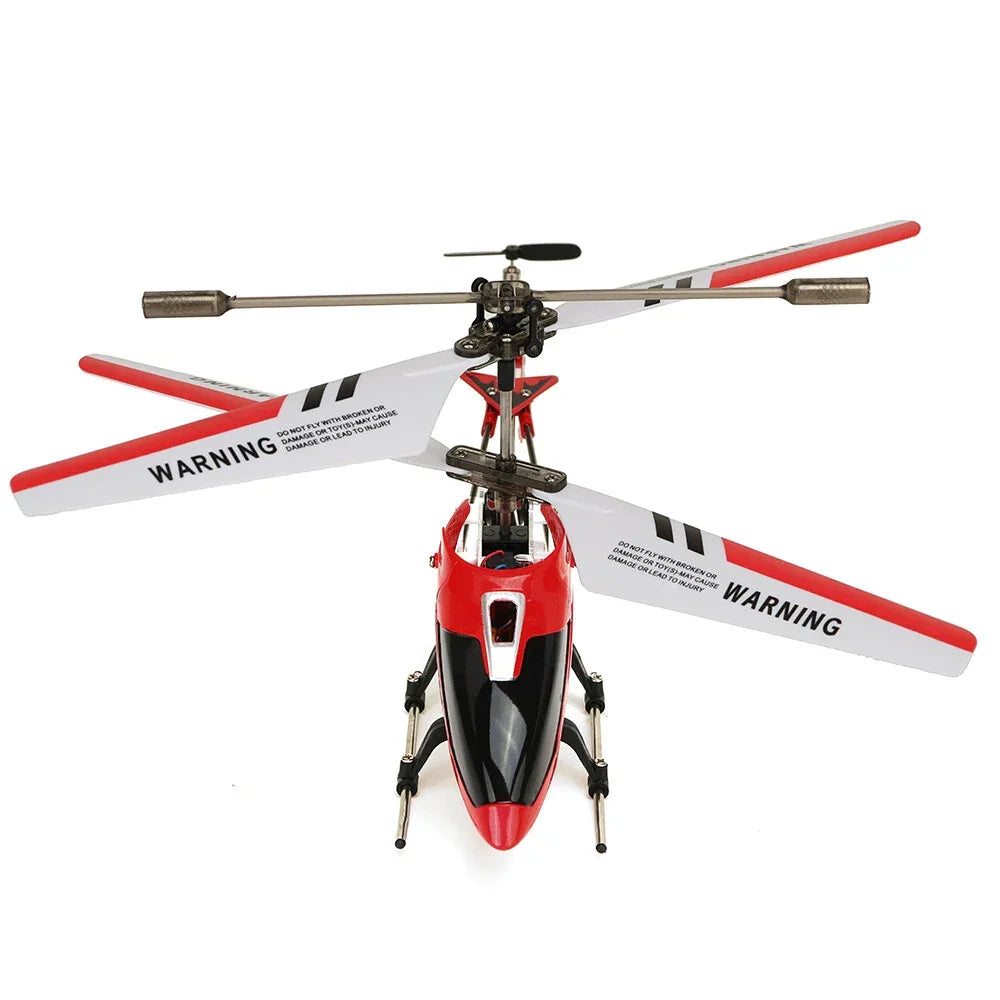 Mini RC-helikopter met 3,5 kanalen - gyrostabilisator, onbreekbaar frame, karmozijnrood