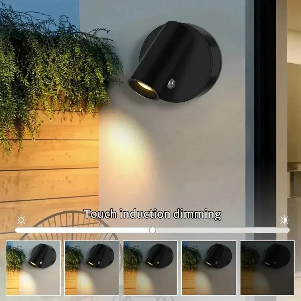 Spot LED wireless reîncărcabil pentru perete — Suport magnetic