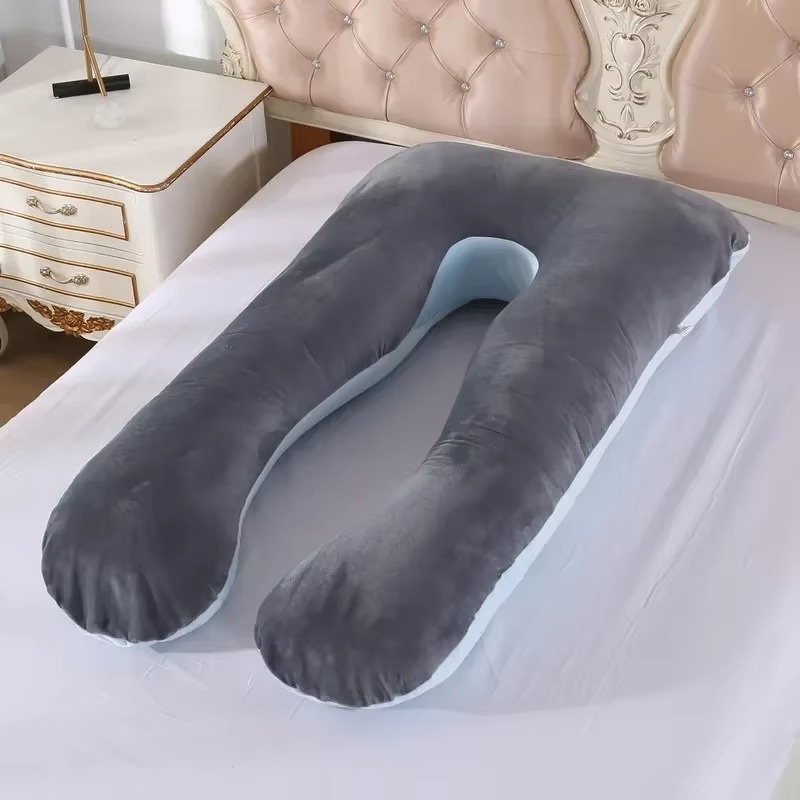 Cuscino per gravidanza a U per tutto il corpo — Comfort ultra e sostegno per schiena e fianchi