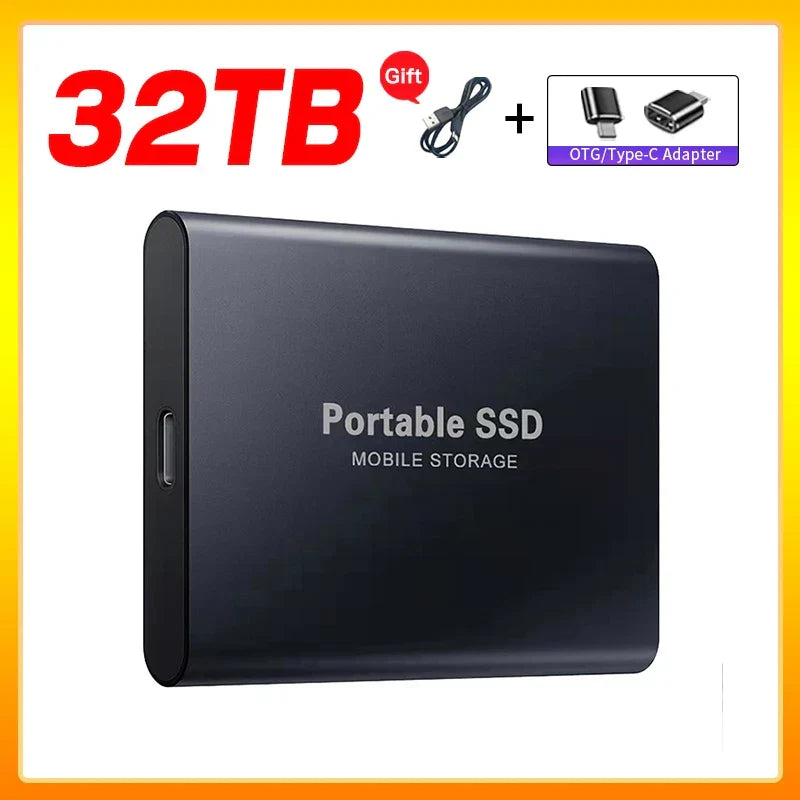 Przenośny zewnętrzny dysk SSD FANHUN T5 — dyski 1TB 2TB USB 3.1