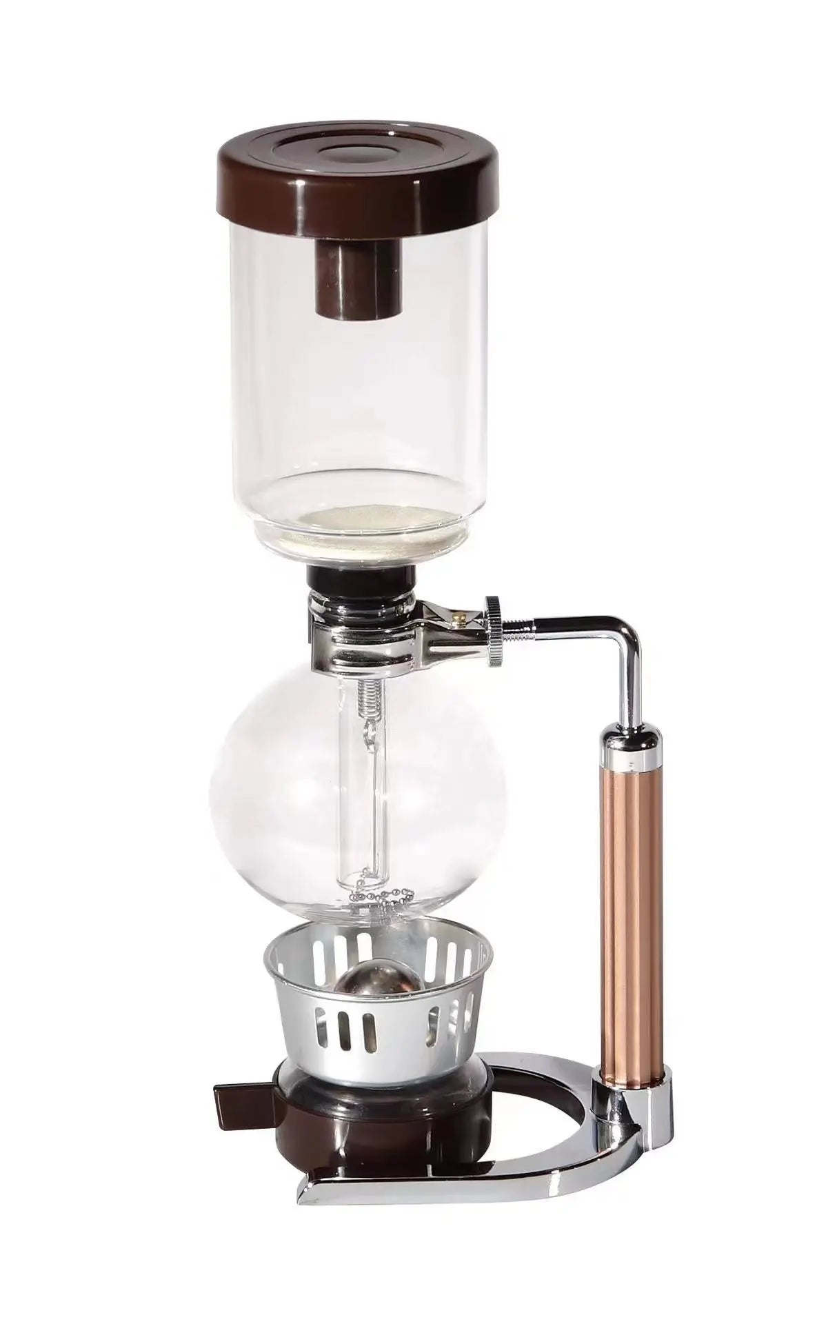 Siphon Coffee Brewer Set — 3 or 5 Cup Capacity, Barista Accessory Kit, Elegant Design