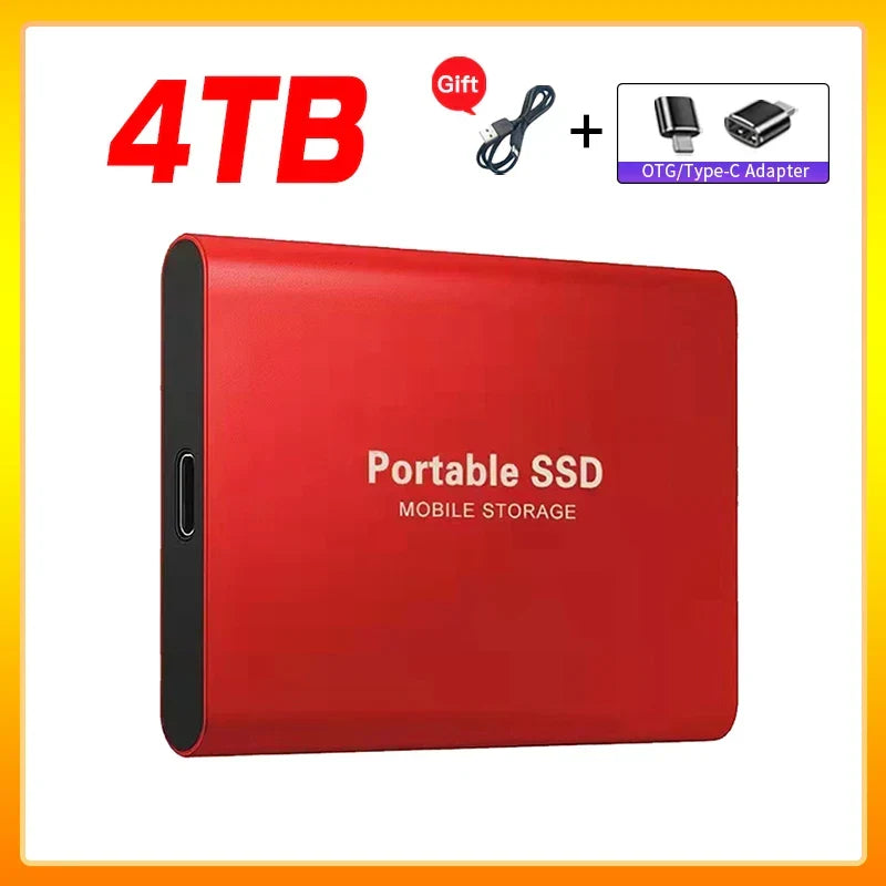 Przenośny zewnętrzny dysk SSD FANHUN T5 — dyski 1TB 2TB USB 3.1