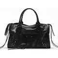 Salome Bag — Spacious PU Leather Handbag in Black