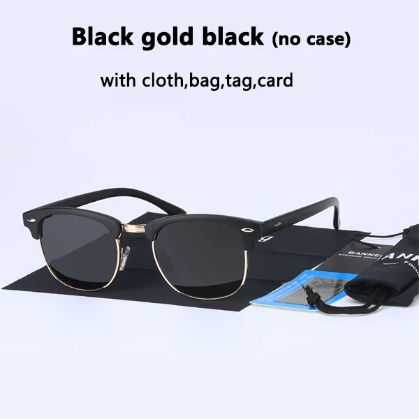 Klassische Retro-Sonnenbrille für alle – HD-polarisierte UV400-Gläser