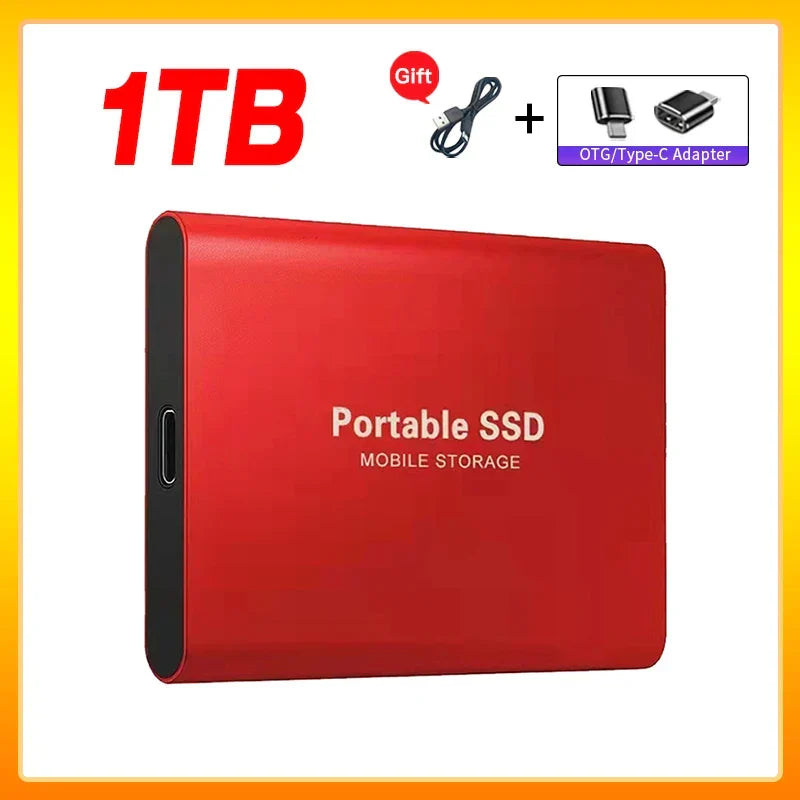 Przenośny zewnętrzny dysk SSD FANHUN T5 — dyski 1TB 2TB USB 3.1