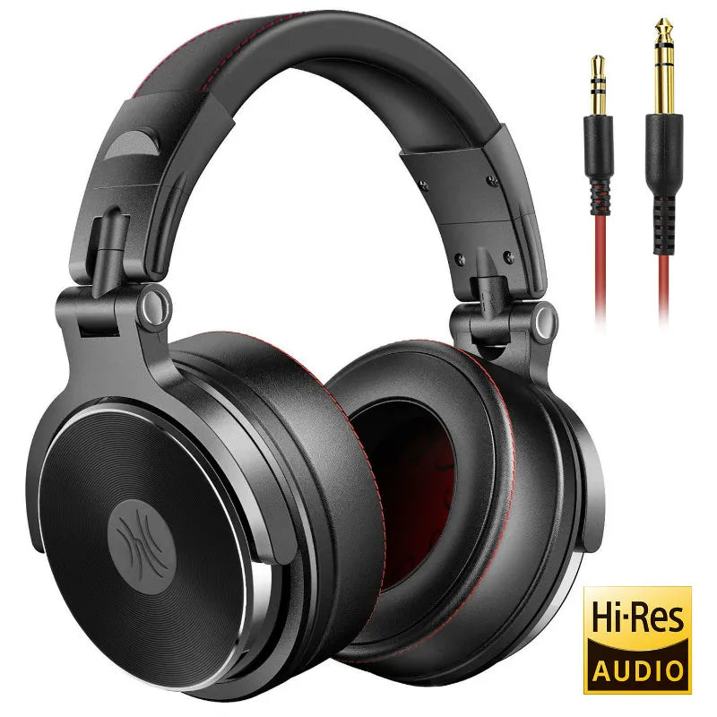 سماعات DJ سلكية للاستوديو Oneodio Pro 50 وPro 30 — إلغاء ضوضاء TWS، صوت ستيريو HiFi، مشغّلات ديناميكية، ميكروفون مدمج في السلك