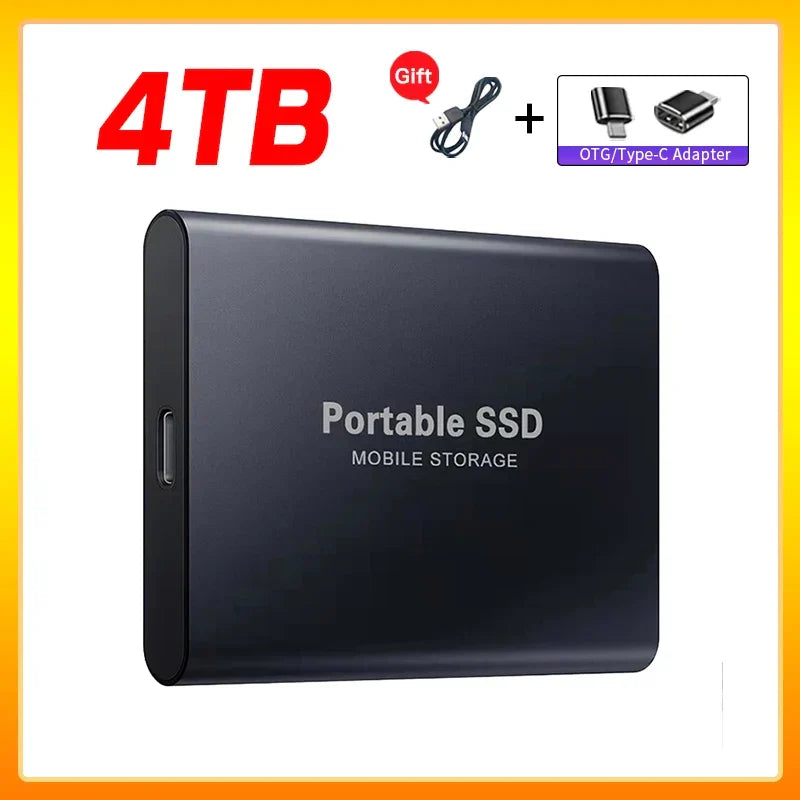Przenośny zewnętrzny dysk SSD FANHUN T5 — dyski 1TB 2TB USB 3.1