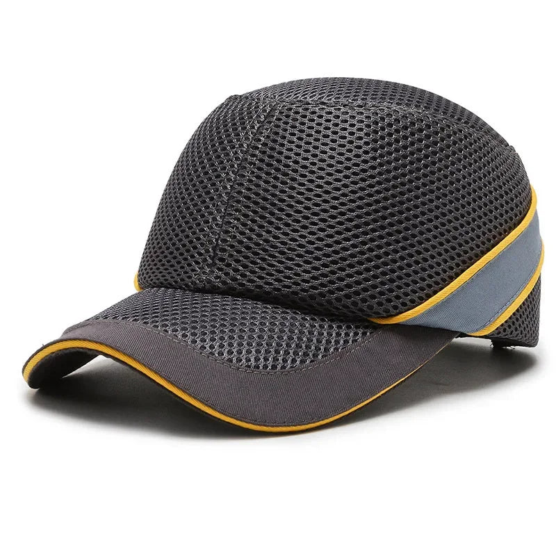 Piros biztonsági bump cap — kemény ABS belső maggal ellátott védősisak