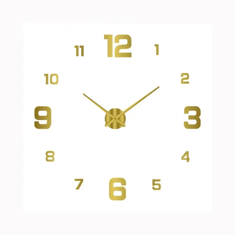Nástěnné digitální hodiny Silenttime — klasický rám, tichý chod