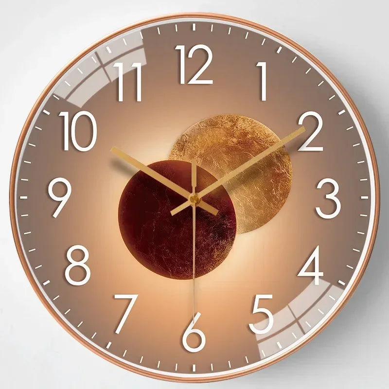 Nástěnné digitální hodiny Silenttime — klasický rám, tichý chod