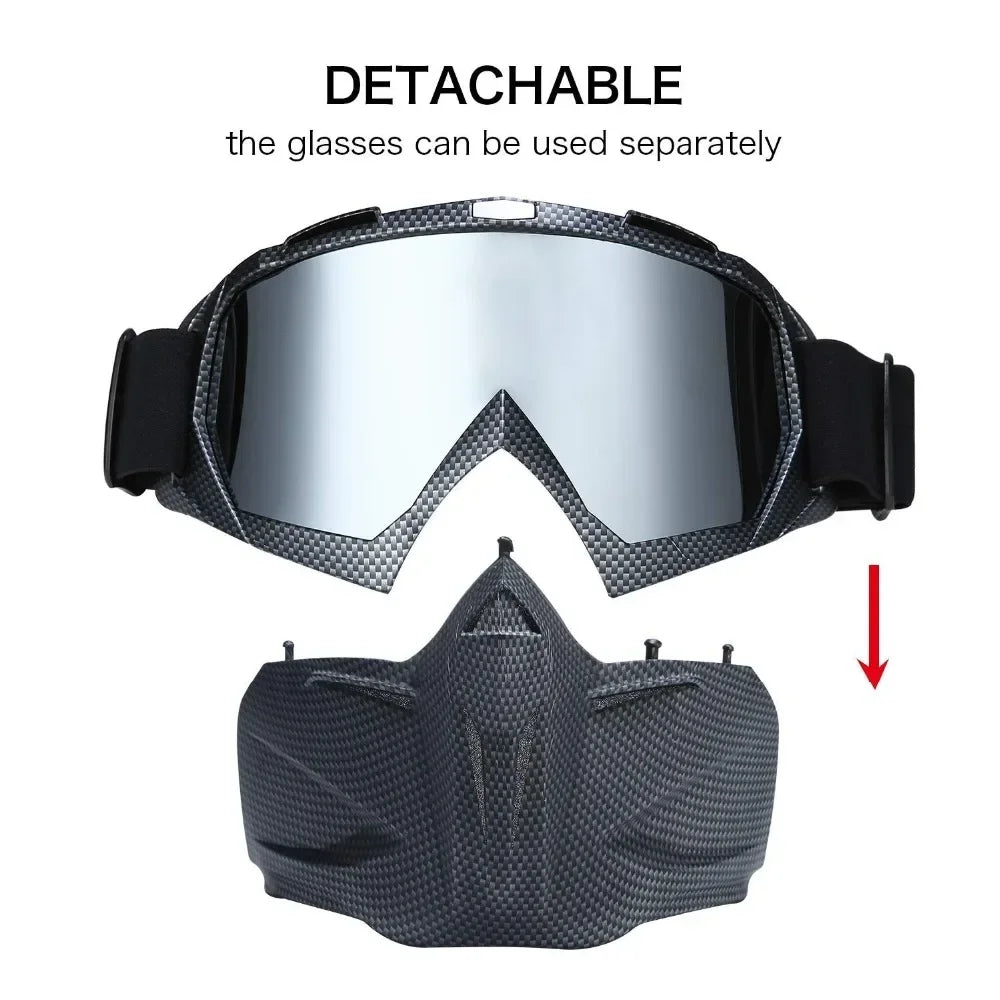Celotvářová maska a brýle Snow Ninja