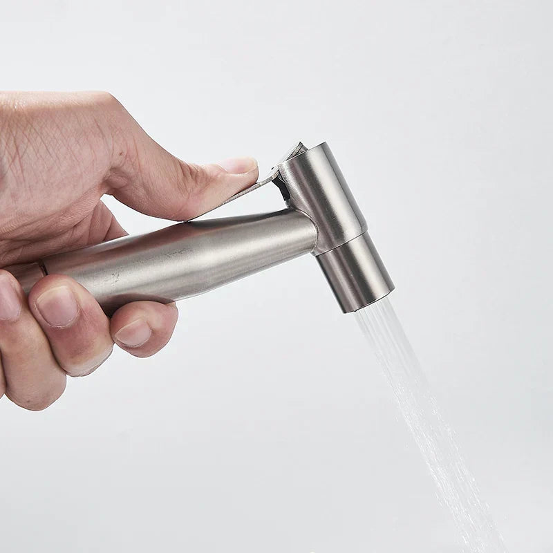 Modern Wall Mounted Faucet — Swivel Spout, Temperature Control