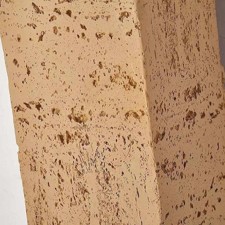 Lyra vegglampesett i sement, inspirert av midten av århundret – to LED-vegglamper, malt sementfinish