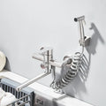 Modern Wall Mounted Faucet — Swivel Spout, Temperature Control